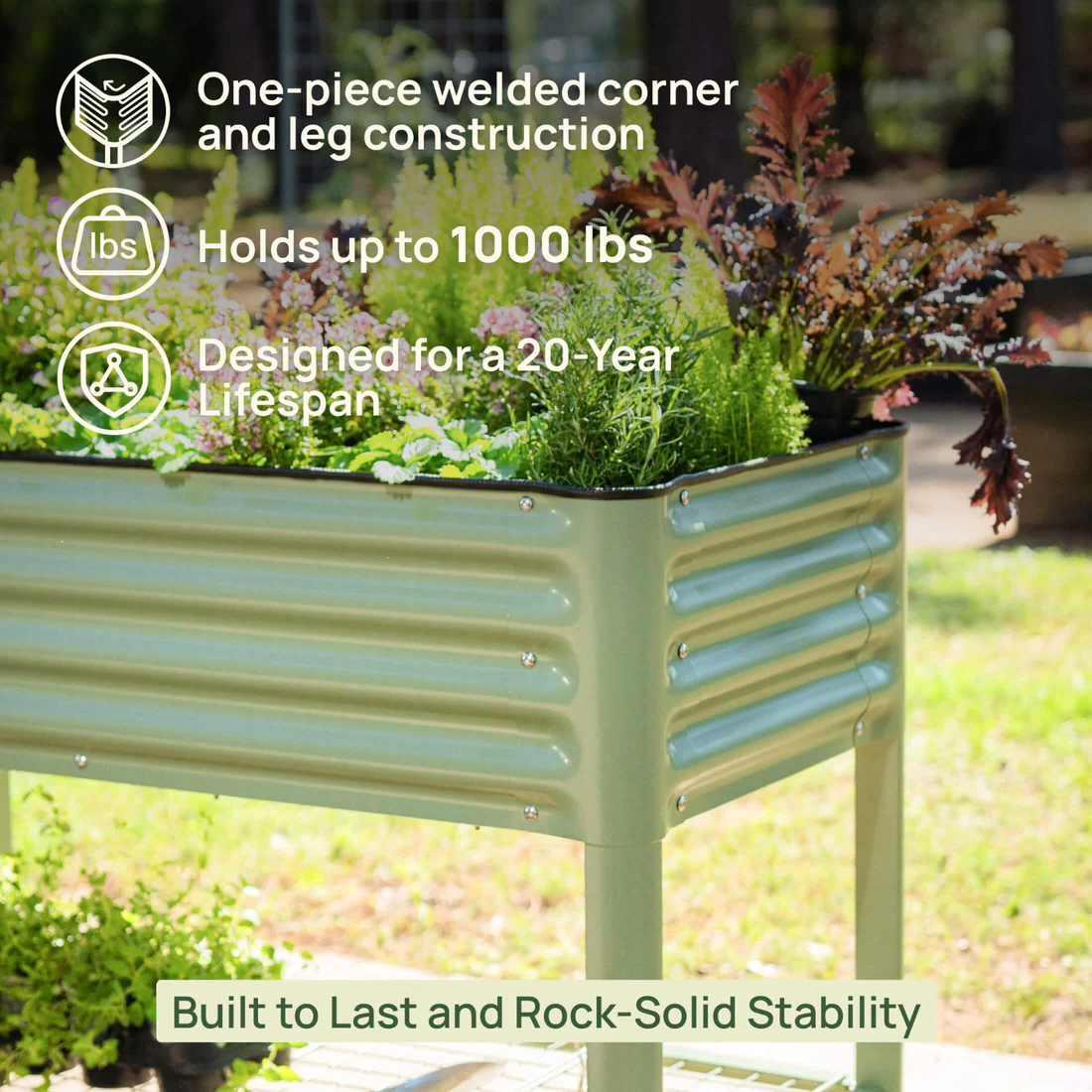 Elevated-Garden-Bed-V-Series-2foot-by-6foot-stability