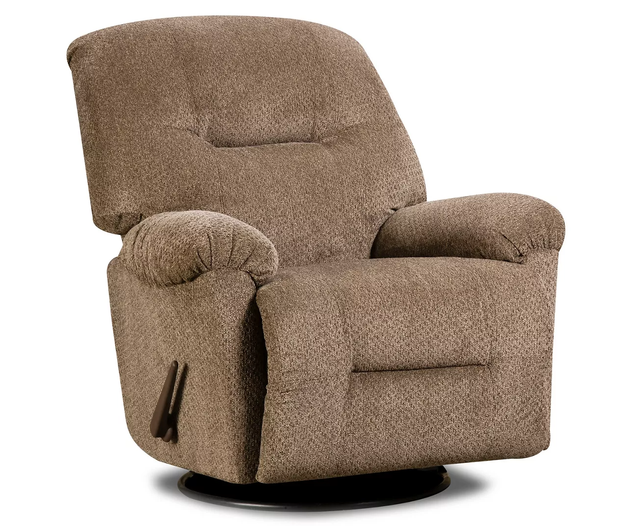 Hudson Chocolate Swivel Rocker Recliner