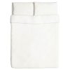 Duvet cover and pillowcase(s), white